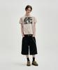 NOT4NERD Cathedral Afterimage Pigment Regular Fit T-Shirts - Beige