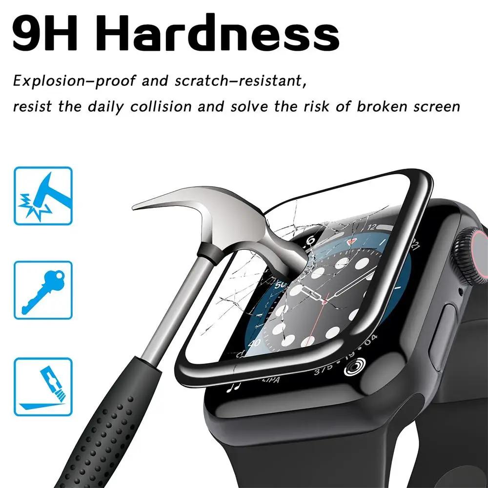 Glass Screen Protector Film For Apple Watch 11 10 46mm 42mm Ultra 3/2 49mm Soft Hydrogel Film iWatch 9 8 7 6 5 SE 45mm 41mm 44mm