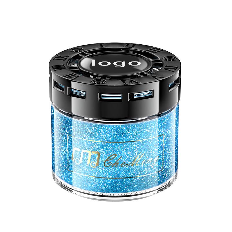 2023 Luxury Car Air Freshener with Quicksand Logo - Long-Lasting Light Fragrance for Men & Women