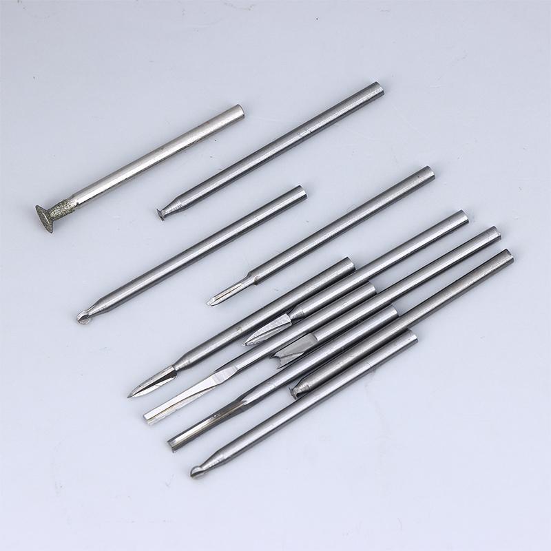 5/6Pcs Wood Carving Drill Bits Set With 3mm Shank Compatible With Rotary Tool Woodworking Accessories