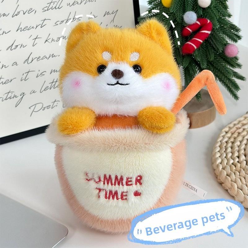Cute Dog Cat And Raccoon Plush Doll With Pp Cotton Filling For Kids And Collectors