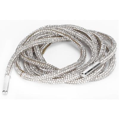 Strass-Schnürsenkel, personalisiertes rundes Kleidungsgürtelseil für Turnschuhe, Neugestaltung der Kleidungsdekoration