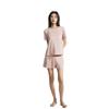 Calvin Klein Cool Touch Antibacterial Ice Beauty Series Soft Breathable Home Short Sleeve Pajama Top Women tops Cinnamon-Latte AD00078I6