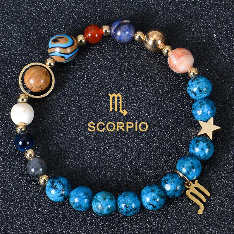 JYL TS Bracelet Zodiac  Planet Beads Aligns Cosmic Energy & Destiny