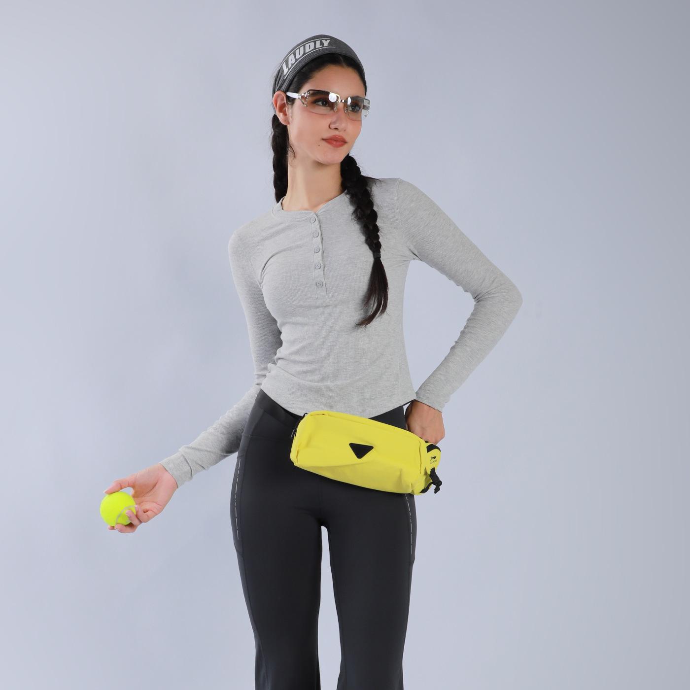 Женская дышащая антибактериальная облегающая рубашка-henley для йоги Lulu Lysell M