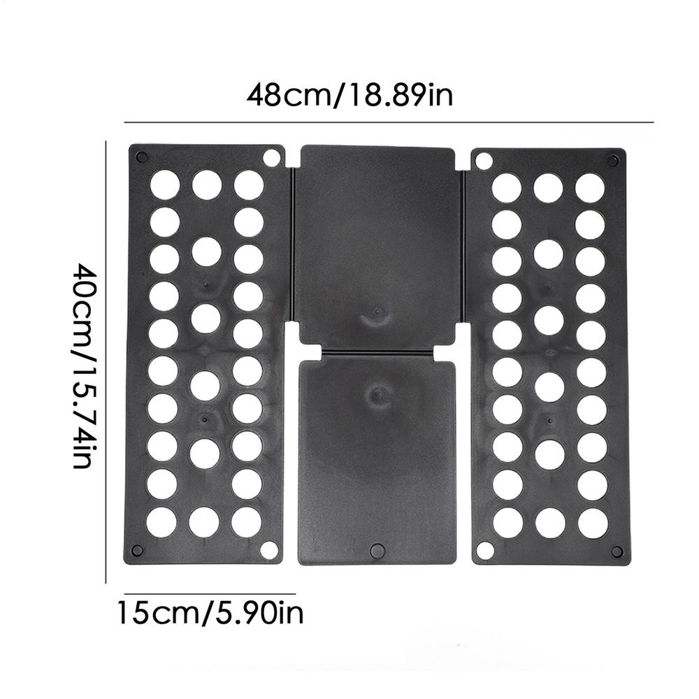 Easy-Fold Plastic Laundry Board for Kids and Adults Home Shirt Folding Storage Tool Quick Clothes Organizer Fold Helper