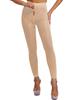 Womens Sheer Smooth Stretchy Pantyhose Zipper Crotch Tights Pants Stockings