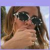 Fashion Women Oval Frame Sunglasses Small Glasses Ladies Retro Sun Glasses With Premium Quality Materials