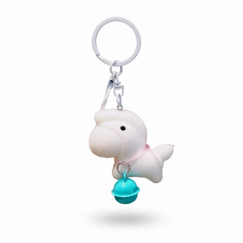 Flocking Year of the Horse Keychain Cartoon Pony Bag Charm Interesting Zodiac Pendant  Decoration