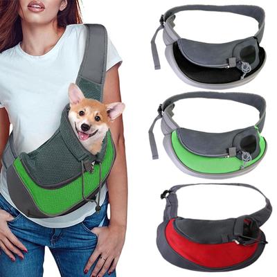 Sac pour animaux de compagnie, sac à bandoulière portable de voyage pour chat et chien, sac à dos en maille respirante pour animaux de compagnie, sac à bandoulière, sac de poitrine