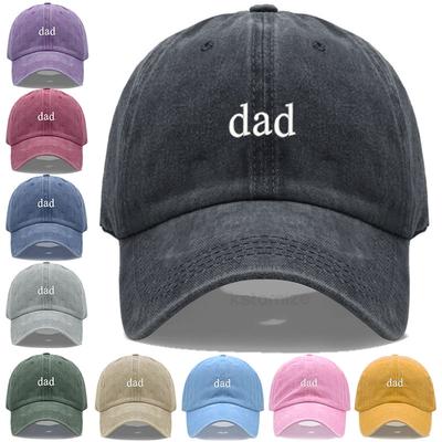 New Dad Mom Embroidery Soft Cotton Baseball Cap Fashion Women Men Hat Sport Visors Snapback Cap Sun Hat Breathable Outdoor Caps