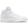 Air Jordan 1 Mid Triple White 554724-136