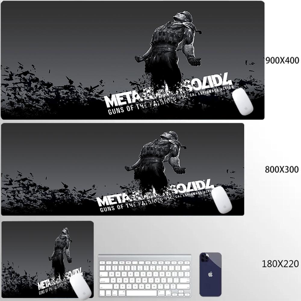 Mouse Pad Office PC HD Anime Gamer Cabinet Keyboard Pad Mousepad Metal Gear Solid Laptop Gaming Accessories Desk Mat XXL Carpet