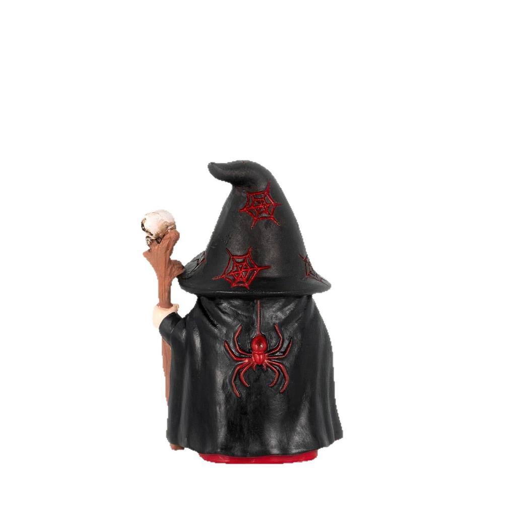 Halloween Gnome with Skeleton Staff Home Desktop Ornament