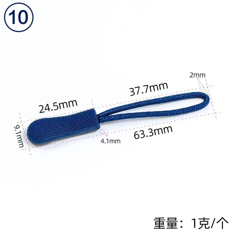 20Pcs TPU Environmentally Friendly Zipper Head Replacement Clip Broken Buckle Fixer Zip Cord Bag Suitcase Tent Zipper Head