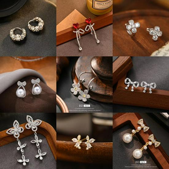 Luxury Designer Court-Style Bee Drop Earrings with Gold-Plated Copper and Pearl Studs for Women