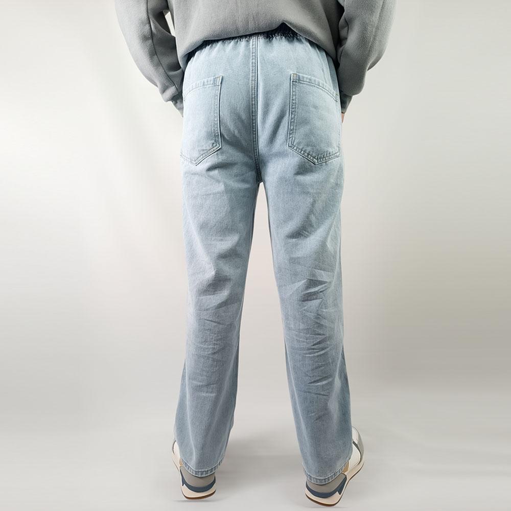 2024 Men's Oversized Y2K Baggy Wide Leg Jeans Denim Hip Hop Streetwear Trousers Vintage Joggers Track Pants Drawstring Jeans For Men Sweatpants Korean