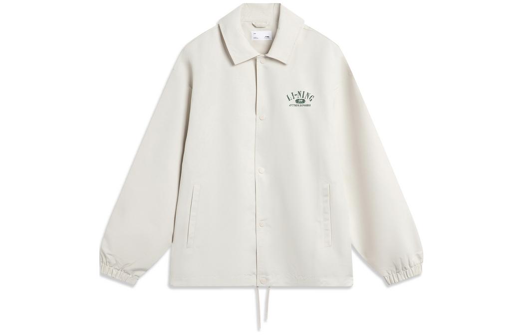 Li Ning Lotus Leaf Sports Fashion Collection Jackets & Coats Unisex Silver Birch Gray AJDU239-6 XL