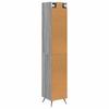 2 Piece Cabinet Set Gray Sonoma 34.5 x 34.5 x 90 cm Engineered Wood
