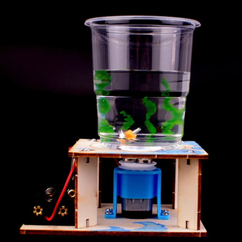 1 Set Primary School Children'S Fun Toys Physics Electric Water Science Toy Tornado Handmade Class Teaching Aids