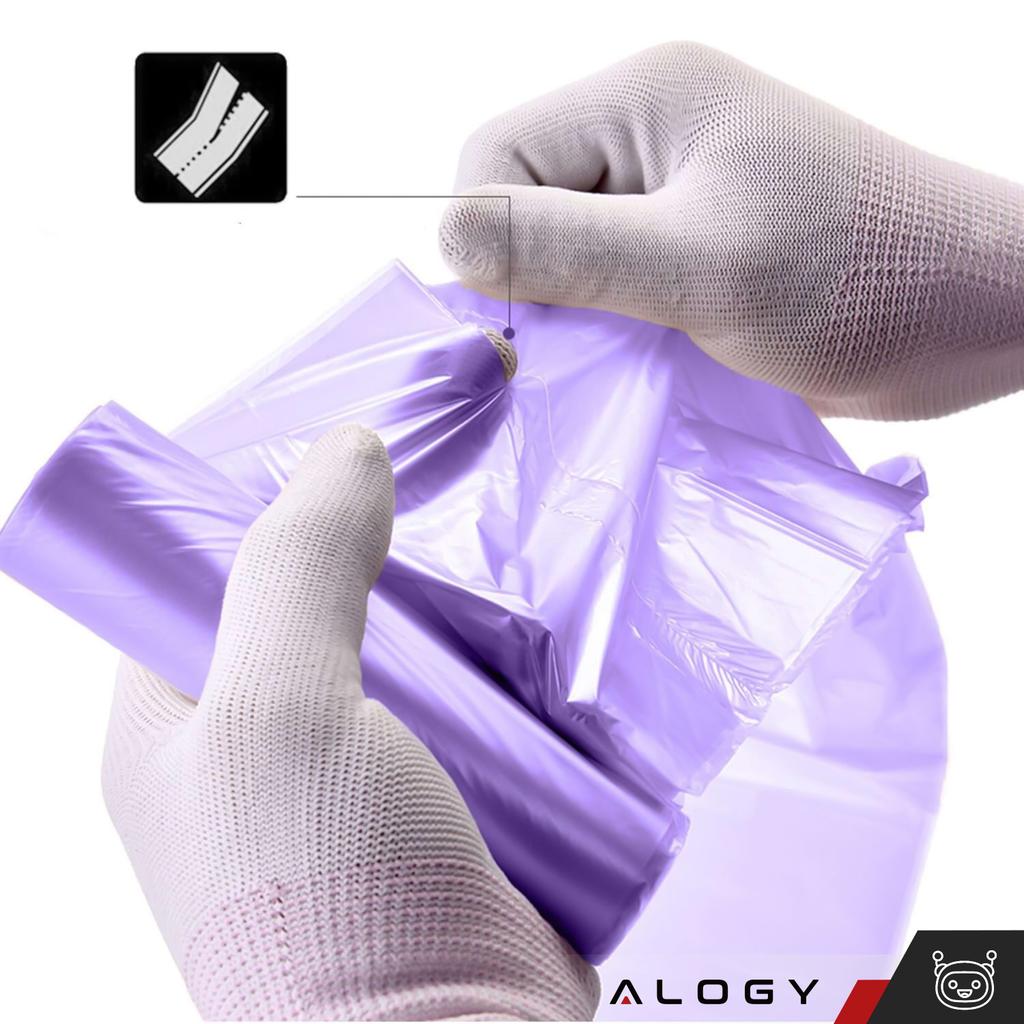 Garbage Bags Small Mini Colorful Mix Colors 6 Rolls X15 Bag Set 3L [90 Pcs] Alogy