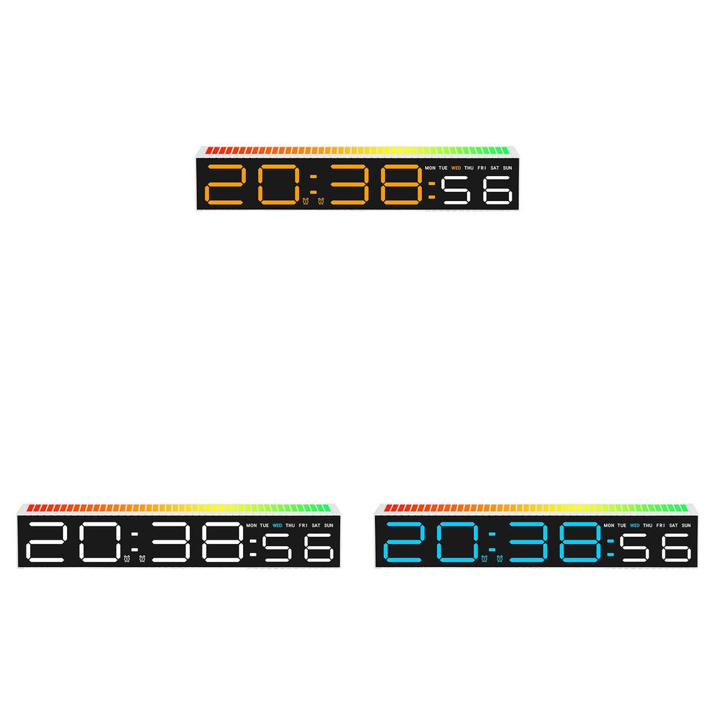 Led Digital Desk Clock With Alarm And Calendar For Home And Office Use