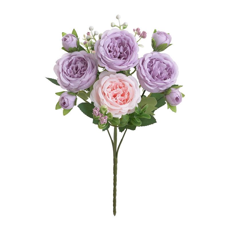 Artificial Peony Silk Flower Home Decor With Elegant Design Celebration Wedding