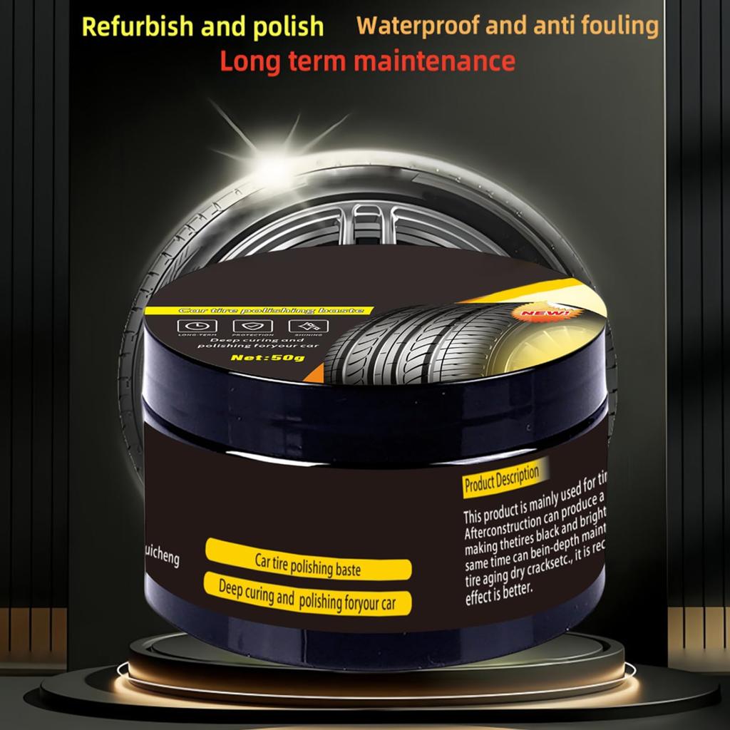 Däck, Hjul - Multifunktionellt Fälg med Svamp - Renoveringskräm Hjulunderhållspasta för Bilstrålkastare