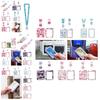 Cute Cartoon Id Card Holder With Retractable Lanyard For Work, School, And Travel