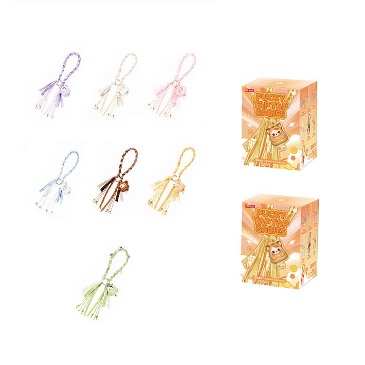 POP MART Pucky Pendant Merch Mystery Boxes Single Mystery Box/Full Box 6 Pcs PPMT-2601-0008