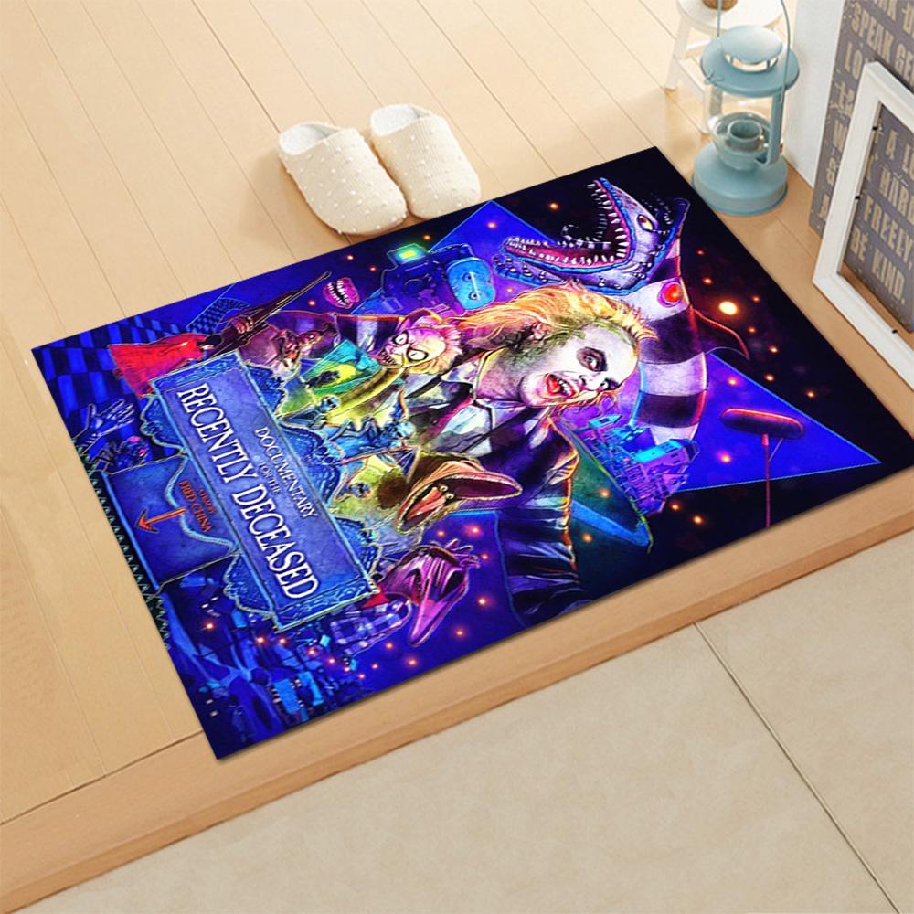 Beetlejuice: Ghostly Fun for Living Room rug, Bedroom, Study Room, Hallway Decoration, Perfect for Home Decoration or Holiday Gifts