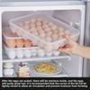 Container Lid Plastic Egg Holder Space Saver Refrigerator Egg Storage Container  Home