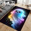Cute colorful glowing ghost carpet Yoga living room room decor children's crawling mat doormat area rug games mat