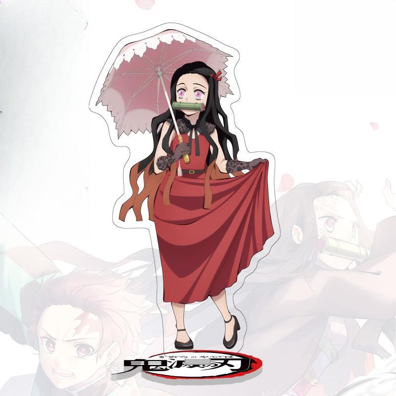 

Статуэтка Танджиро и Незуко Убийца демонов высотой 16 см - акриловый орнамент 16Cm HD double-sided