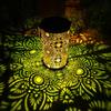 Portable Hanging  Solar Lanterns Butterfly/Flower Wind Chime Hanging Lamp  Courtyard Landscape