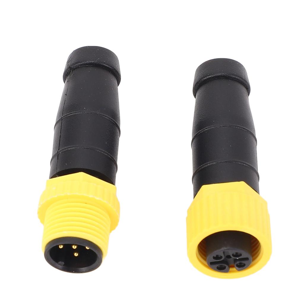 Male Female Terminator for NMEA 2000 Network Heat Cold Resistant Plastic Housing A Type M12 5Pin Resistor Terminator