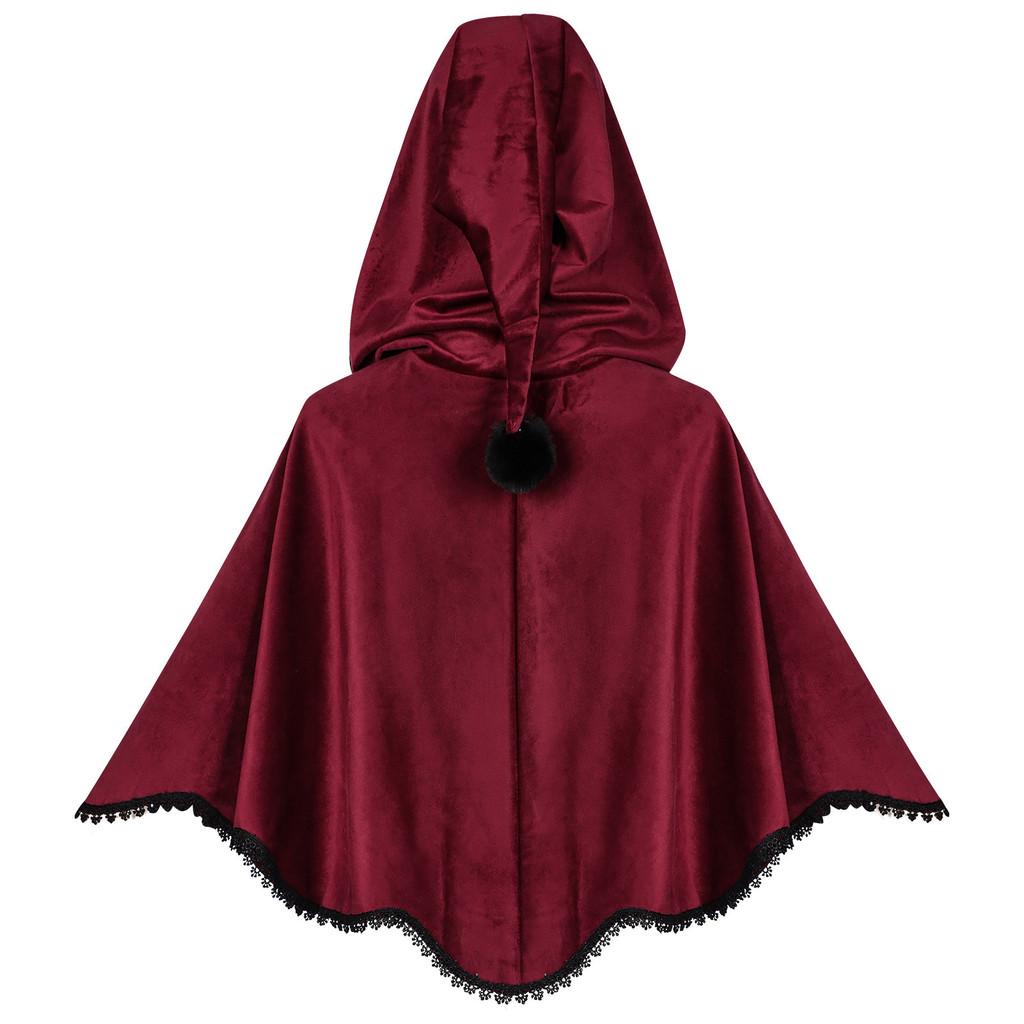 Halloween Costume Cape With Plush Finish For Cosplay And Themed Events