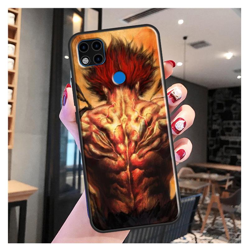 BAKI Hanma Yujiro Anime Funda für Xiaomi Redmi Hinweis 10S 9S 8T 9 Hinweis 10 Pro Hinweis 11 Pro Redmi 9C 9A 9T Weichen Fall