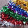 7.5 Meter Christmas Tinsel Wire Star Ornament Decoration