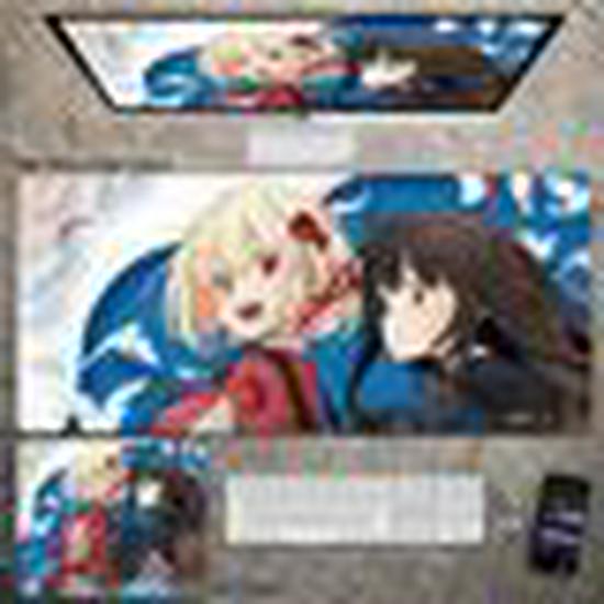 Lycoris Anime Esports Extra Large Non-Slip Gaming Mouse Pad