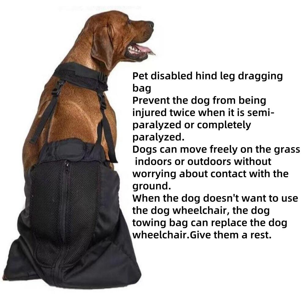 Pet Dog Hind Leg Injury Aids, Medium And Large Dog Hind Leg Disability Towing Bag