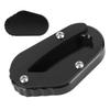 Motorcycle Side Stand Enlarge Pad Kickstand Extension Fit for TRIUMPH Bonneville T100   T120Black