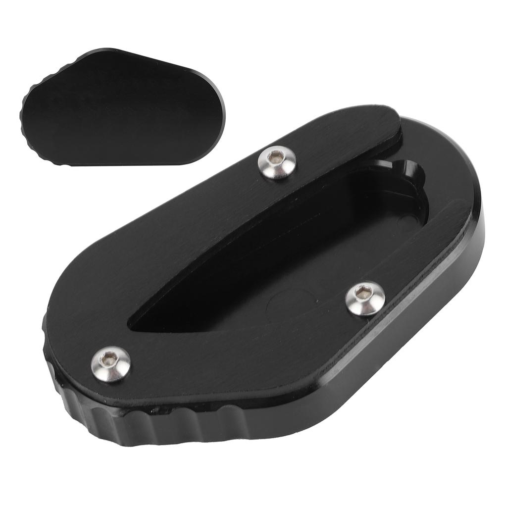 Motorcycle Side Stand Enlarge Pad Kickstand Extension Fit for TRIUMPH Bonneville T100 T120Black