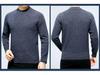 Herren Business Casual dicker Kaschmirpullover - Neuer Stil, Halbhoher Rundhalsausschnitt, 100% Reines Kaschmir, Hochwertige Basisschicht