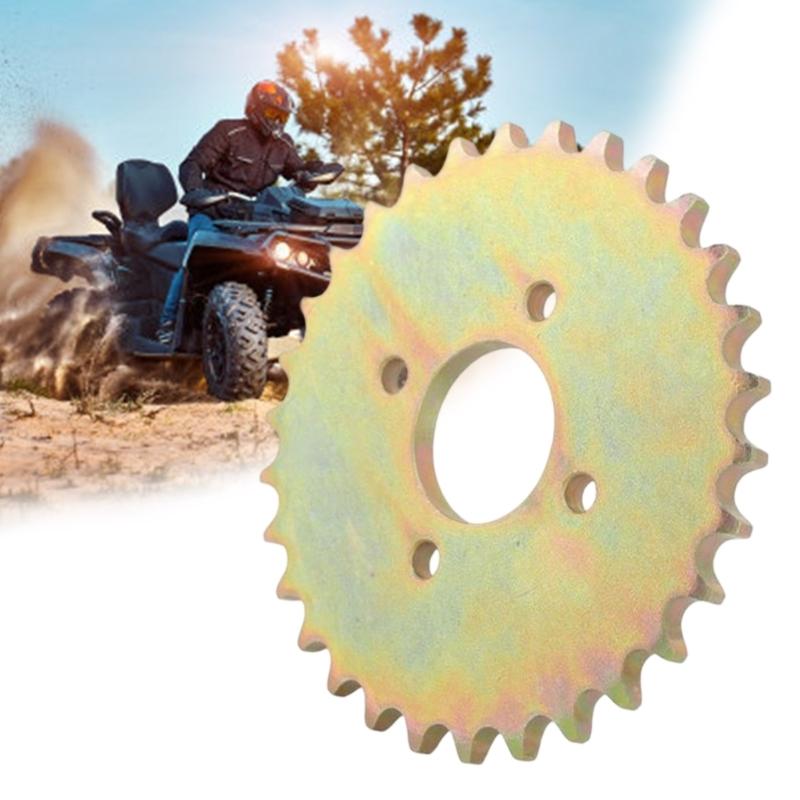 Lightweight Optimized Off Roading ATV Drive Rear Chain Sprocket Quick Installation Corrosion Resistant High Performances
