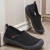 ****** Women's Cloth Shoes Old ******* Cloth Shoes S**t Sole S**t Surface Flying Weaving One Pedal Breathable Mother Shoes Light Feet Fat Work Shoes