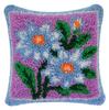 Flowers Plants Series Latch Hook Kit Butterfly Handmade Embroidery Pillow 3d Segment Embroidery Pillow Wool Handcraft Supplies 