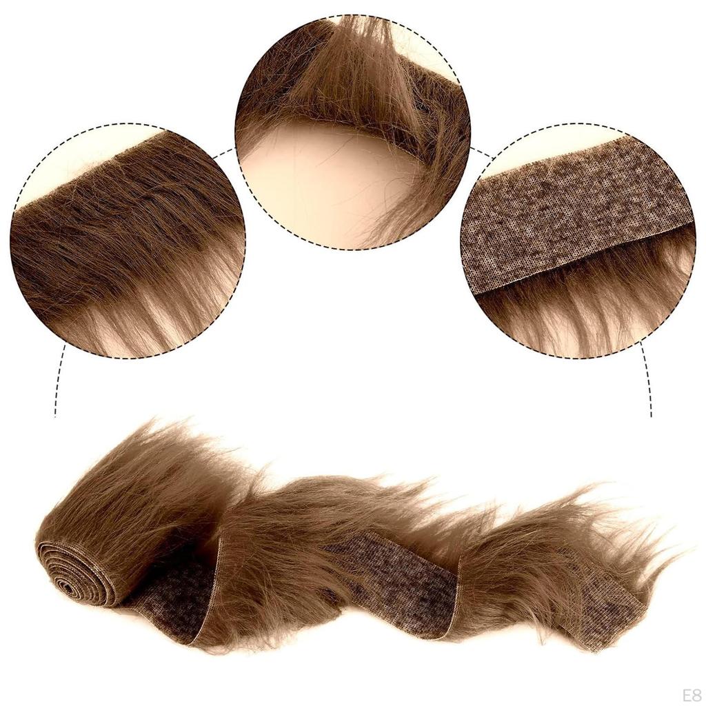 2 Pack Faux Shaggy for Toy Making And Festive Clothing Projects