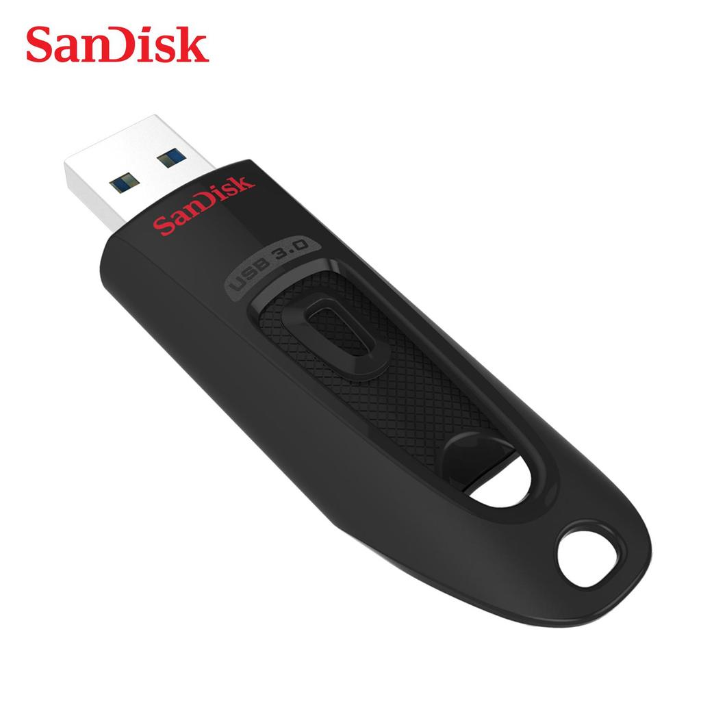 SanDisk 128GB Ultra USB 3.0 Flash Drive 16GB 32GB 64GB 256GB 512GB Original Memory Stick U Disk Pendrive CZ48 Max 130Mb/s for Computer