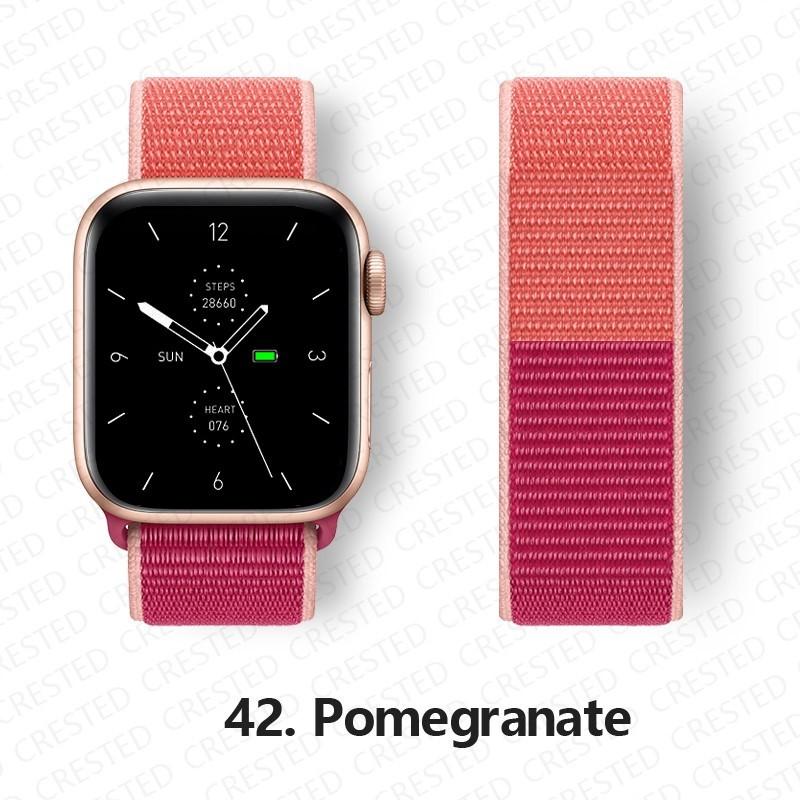 Pasek Nylonowy z Pętelką Do Pasków Apple Watch 44mm 40mm 49mm 41mm 45mm 46mm paski Bransoleta iWatch Seria 7 6 5 se 8 9 ultra 2 3 10 11